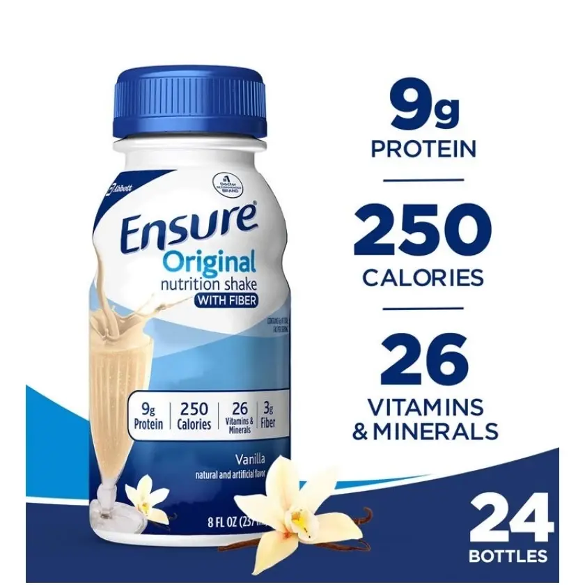 Thực phẩm dinh dưỡng y học: Ensure dạng lỏng hương  vani 237ml 